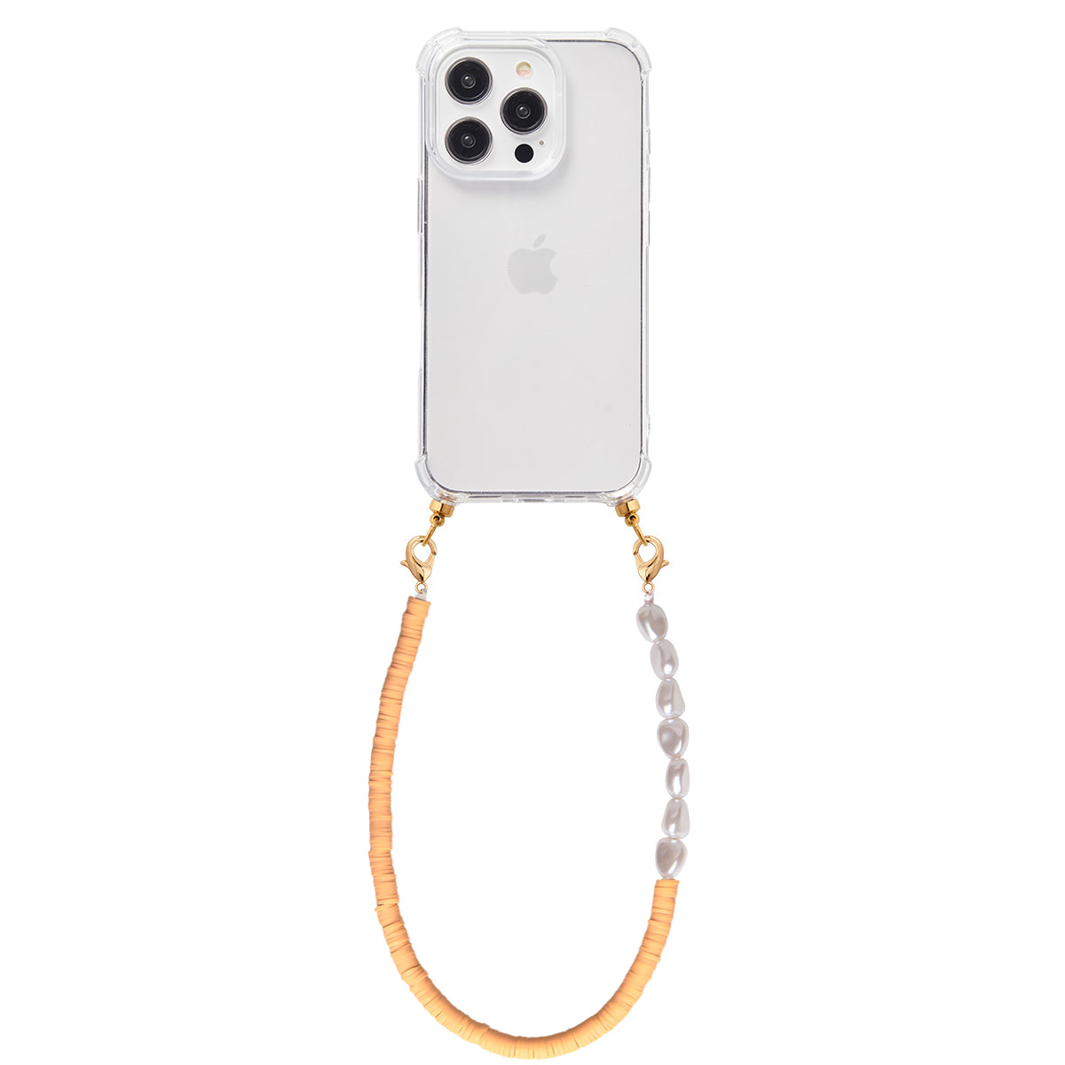 Phone case with peachy sunset cord