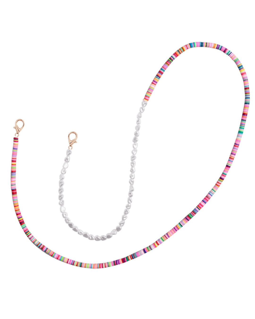 Candy & pearl cord long