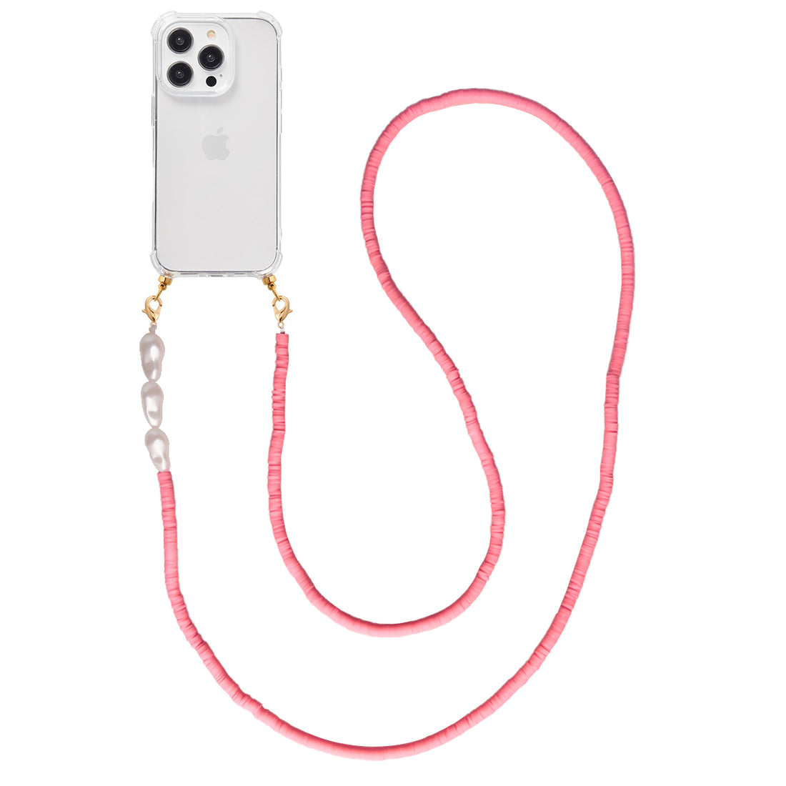 Phone case with coral breeze cord