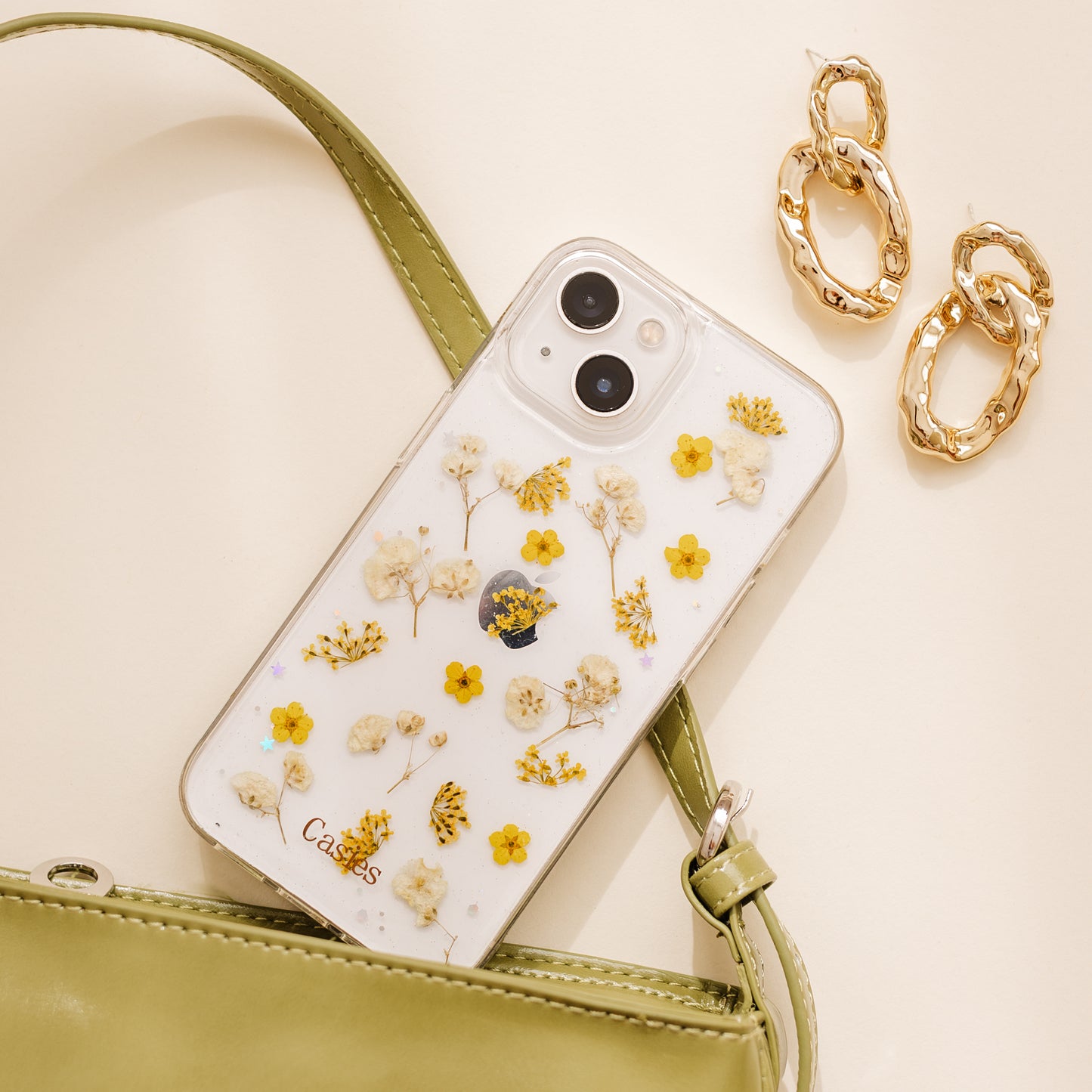 Soleil dried flower case