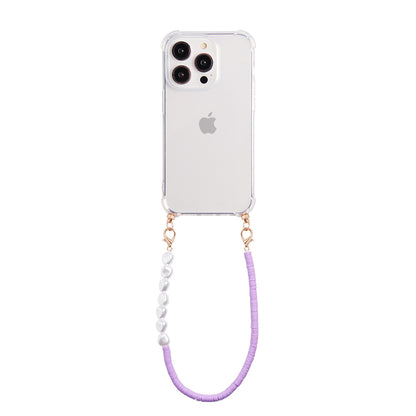 Phone case with Lavender Luster cord