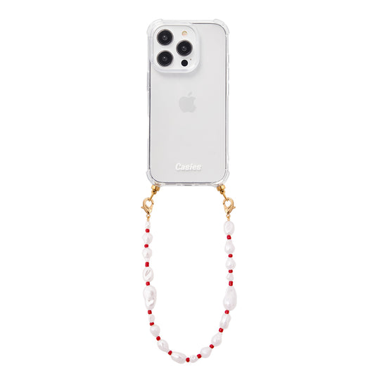 Phone case with ruby cord