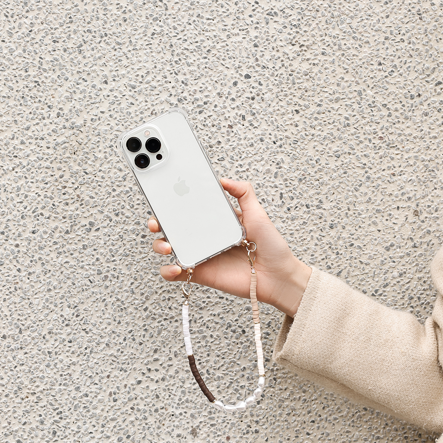 Phone case with cosy cord